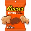 REESE'S Milk Chocolate Peanut Butter Dipped, Animal Crackers Bag, 4.25 oz view 1