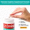 Oh!mino L-Arginine Nitric Oxide Supplement - Blood Flow Supplement, Nitric Oxide Booster w/Beetroot Powder for Energy, Focus, Endurance, Muscle Building - Pre & Post Workout (120-Count, 30 Servings) view 3