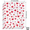 AnapoliZ Cellophane Wrap Bags with Hearts | (10 Pcs) X-Large 24 in X 30 in | 2.5 Mil Thick Crystal Clear Cellophane Bags with Hearts | Gifts, Baskets Wrapping | Valentines, Mothers Day Baskets view 2