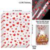 AnapoliZ Cellophane Wrap Bags with Hearts | (10 Pcs) X-Large 24 in X 30 in | 2.5 Mil Thick Crystal Clear Cellophane Bags with Hearts | Gifts, Baskets Wrapping | Valentines, Mothers Day Baskets view 3