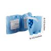 McKesson Decubitus Care Pads, Heel Protector Pad, Blue, One Size Fits All, 20 Count view 2