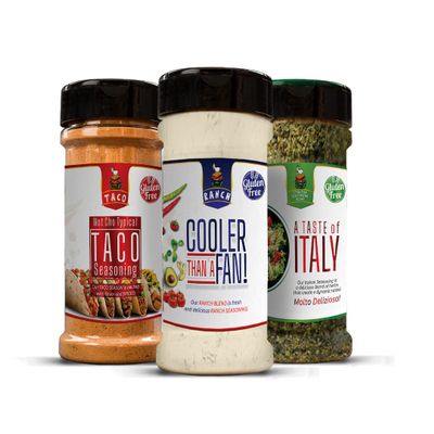 3 ct Variety Pack up to 4.5 oz Sandwich Goat Seasonings - Taste of Italy, Not Cho Typical Taco Seasoning, Cooler Than A Fan Ranch Seasoning (Italian Seasoning - Taste of Italy)