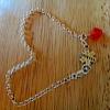 8" Sterling Silver says Diabetes Diabetic 3mm Dainty Rolo Medical Alert Bracelet Jewelry Making For You view 2