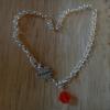 8" Sterling Silver says Diabetes Diabetic 3mm Dainty Rolo Medical Alert Bracelet Jewelry Making For You view 4