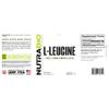 NutraBio L-Leucine Supplement - Optimal Amino Acid for Muscle Growth & Recovery - Naturally Fermented Free Form Leucine Amino Acids Supplement- Vegan, Non-GMO, Gluten Free - 400mg, 180 Capsules view 3
