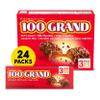 100 Grand Crispy Milk Chocolate with Caramel, Share Size Individually Wrapped Candy Bars, 2.2 oz each, Bulk 24 Count Box view 1