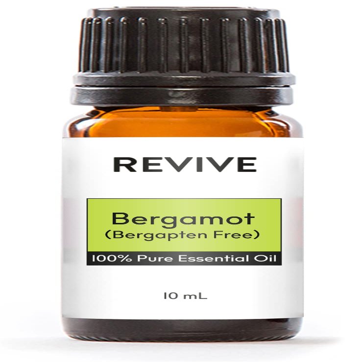 Bergamot (Bergapten Free) Essential Oil by Revive Essential Oils - 100% Pure Therapeutic Grade, for Diffuser, Humidifier, Massage, Aromatherapy, Skin & Hair Care