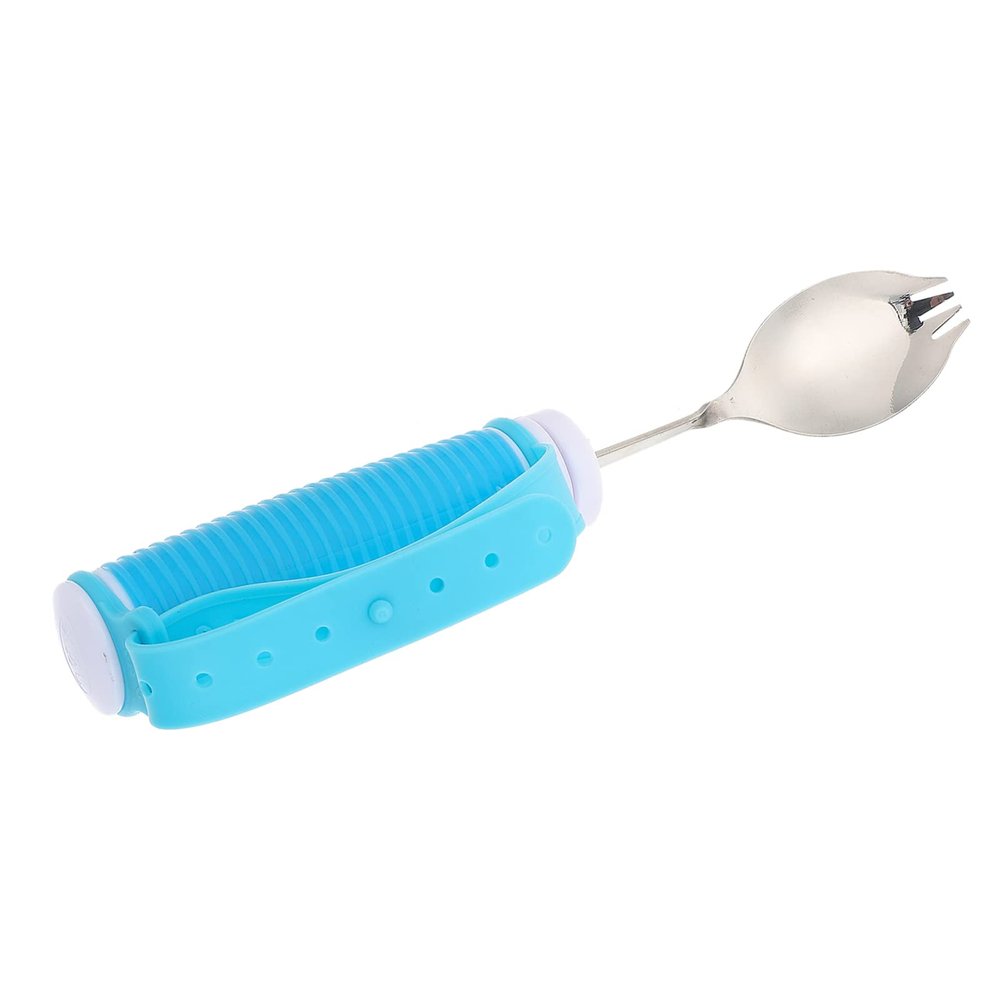 1pc Portable Disabled Spoon Non- Handle Tableware for Elderly and Disabled and Dining Utensil