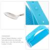 1pc Portable Disabled Spoon Non- Handle Tableware for Elderly and Disabled and Dining Utensil view 4