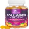 Collagen Gummies with 2500mcg Biotin - Complete Collagen Supplement with Hydrolyzed Peptides Type I & III, Biotin, Zinc, & Vitamin C - Hair, Skin, & Nail Growth Support for Women & Men - 120 Gummies view 1