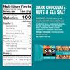 KIND THINS Dark Chocolate Nuts & Sea Salt Bars (Now with Peanuts), Gluten Free, 4g Sugar, 0.74 oz bars, 10 count view 2