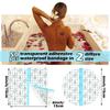 50 Pieces Waterproof Adhesive Bandages Transparent Stretch Bandages Protective Clear Films Dressing Tattoo Cover Dressing Tapes for Shower Swimming(6 x 6 Inch) view 2