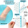 50 Pieces Waterproof Adhesive Bandages Transparent Stretch Bandages Protective Clear Films Dressing Tattoo Cover Dressing Tapes for Shower Swimming(6 x 6 Inch) view 3