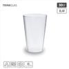 silverkitchen 25 shatterproof drinking glasses, plastic cups, drinking cups, 400 ml, reusable, transparent view 2