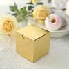100 pcs 3-Inch Gold Wedding Favor Boxes for Wedding Party Birthday Candy Gifts Decorations Supplies view 2
