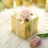 100 pcs 3-Inch Gold Wedding Favor Boxes for Wedding Party Birthday Candy Gifts Decorations Supplies view 3