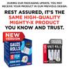 12 Gauze Rolls - [4x2, 4x3, 4x4] - 4.1yd - Soft and Breathable Rolled Gauze - Latex-Free Premium Individually Wrapped Bandages with Bonus Tape - First Aid Conforming Stretch Wrap for Wound Care view 2