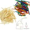 1500 Colorful Craft Sticks Matchsticks Matches Wooden Match Splints Art Projects view 3
