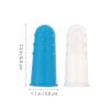 Healifty 12pcs Baby Silicone Toothbrush Baby Finger Oral Toothbrush Silicone Tooth Brush Tooth Cleaner Finger Infant Oral Care Brush view 2
