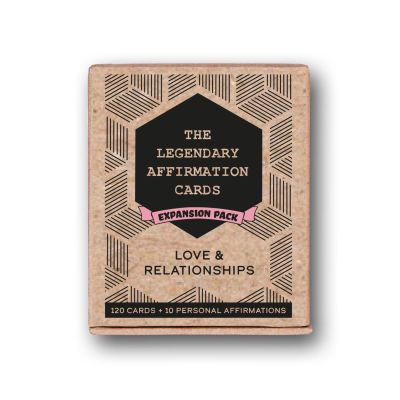 Legendary Affirmation Cards for Women and Men Expansion Deck - (Pack of 120) Daily Positive Words Affirmations for Manifestation and Motivation that Cover 6 Aspects of Your Life, Love & Relationships