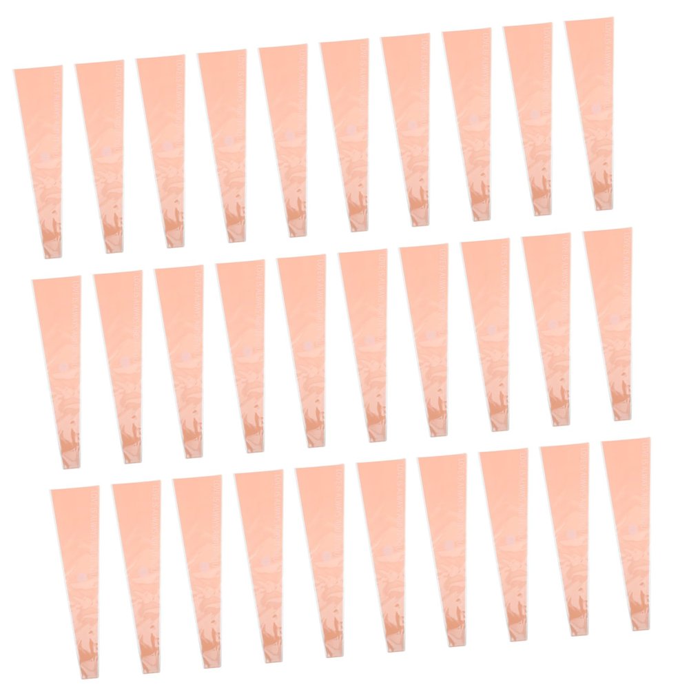 Zerodeko 100pcs Flower Bouquet Sleeves Opp Transparent Wrapping for Chic Flower Packing and Decorations for Weddings and Floral Arrangements