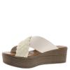 Blowfish Malibu Luster Platform Slide Womens Sandal 85 BM US Cloud view 4
