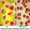Happy Village Organic Fig & Nut Bar, ORIGINAL FIG | Only 2 Ingredients, Gluten Free, No Added Sugar, Kosher, Non-GMO, Vegan, Good Source of Fiber | Organic Healthy Snack Bars (16 bars, 1.4 OZ each) view 3