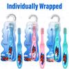 Bottles N Bags Baby Toothbrush- Soft Bristles  Set of 3 Toddler Toothbrush for Boys and Girls Cute Colors and Designs Great Gift for Baby's and Toddlers 3 Pack view 2