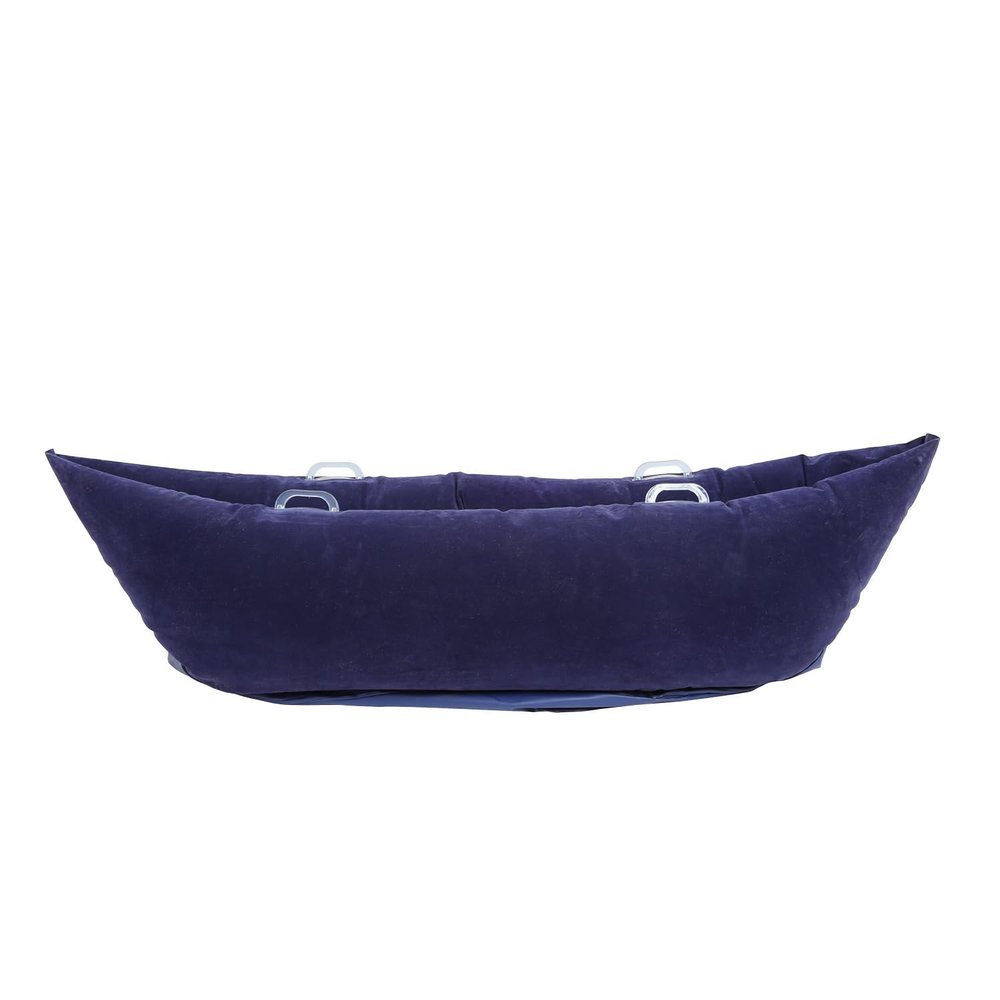 Fun and Function Air-Lite Cozy Canoe - Inflatable Sensory Peapod for Sensory Needs - Sensory Chair Compression Canoe for Kids Ages 3+ - Sensory Furniture - Navy - Medium