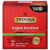 Twinings Decaffeinated English Breakfast Black Tea Individually Wrapped Bags, 100 Count (Pack of 1), Smooth, Flavourful Black Tea, Enjoy Hot or Iced, 100 Teabags view 1