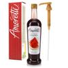 Amoretti - Watermelon Beverage Infusion, 94 Servings Per Bottle (750 ml) - Drink Mix & Water Enhancer with Pump for Flavoring Cocktails, Waters, Teas, and other Beverages, Preservative Free view 1