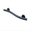 24 Wave-Shaped Grab Bars for Shower in 1.25 Dia, Right Handed | ADA Handicap Grab Bars for Seniors Can Hold up to 500 lbs | Grab Bars for Wall in Matte Finish view 1
