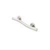 18 Wave-Shaped Grab Bars for Shower in 1.25 Dia, Right Handed | ADA Handicap Grab Bars for Seniors Can Hold up to 500 lbs | Grab Bars for Wall in Polished Finish view 1