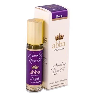 Abba Christian Products Myrrh Anointing Oil (1/3 oz roll-on) 1 pk 1/3 Ounce MYNR 0