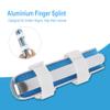 4-Sided Finger Splint, Aluminium Finger Support Brace Finger Stabilizer with Adjustable Fixing Belt Finger Straightener Correction Splint with Built-in Aluminium Support Padded(L) view 2