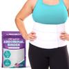 BraceAbility Plus Size Abdominal Binder for Post Surgery Recovery - Bariatric Stomach Hernia Belt, Post Partum Waist Binder, Diastasis Recti Belly Support Band for Bigger Men and Women (3XL 9") view 1