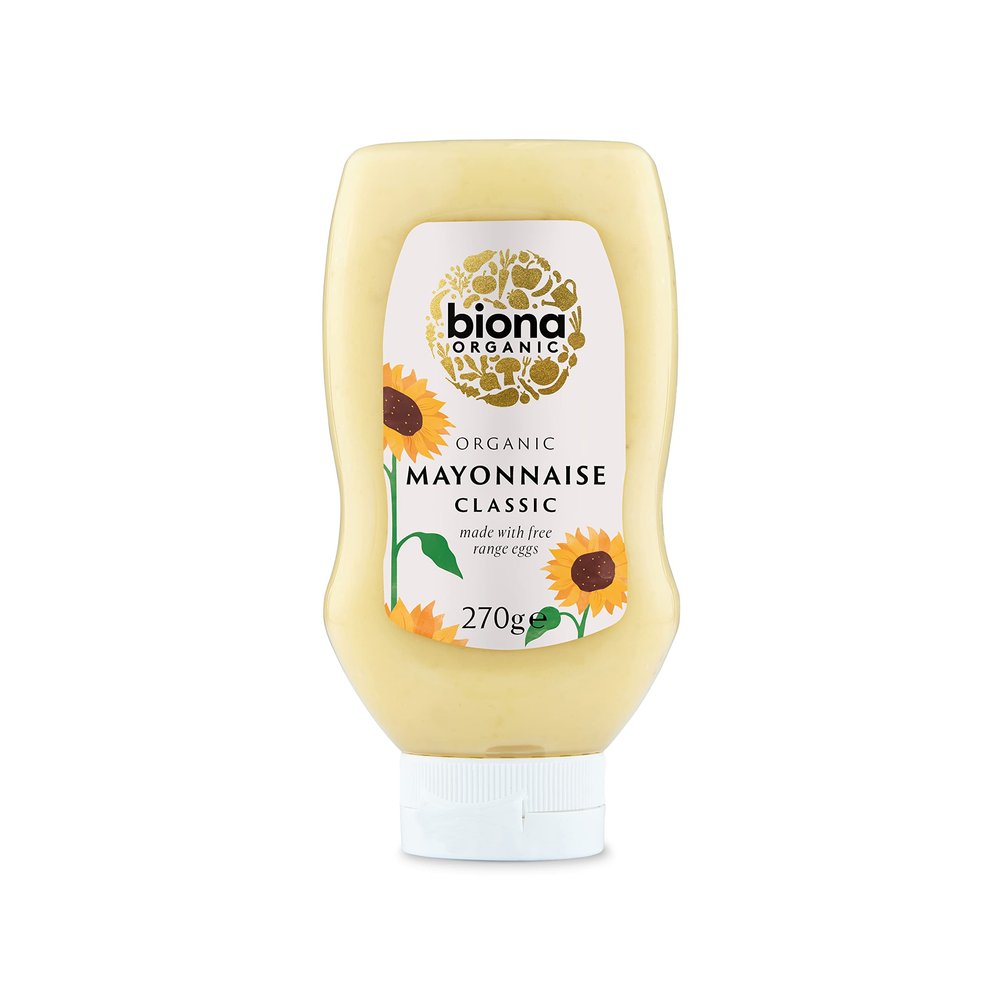 Biona Organic Original Squeezy Mayonnaise 270g -6 Pack