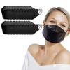 KF94 Face Mask Premium 3D Disposable Unisex Adult 4-Layer Filters Individual Packs Made in Korea (Black Pack of 20) view 1