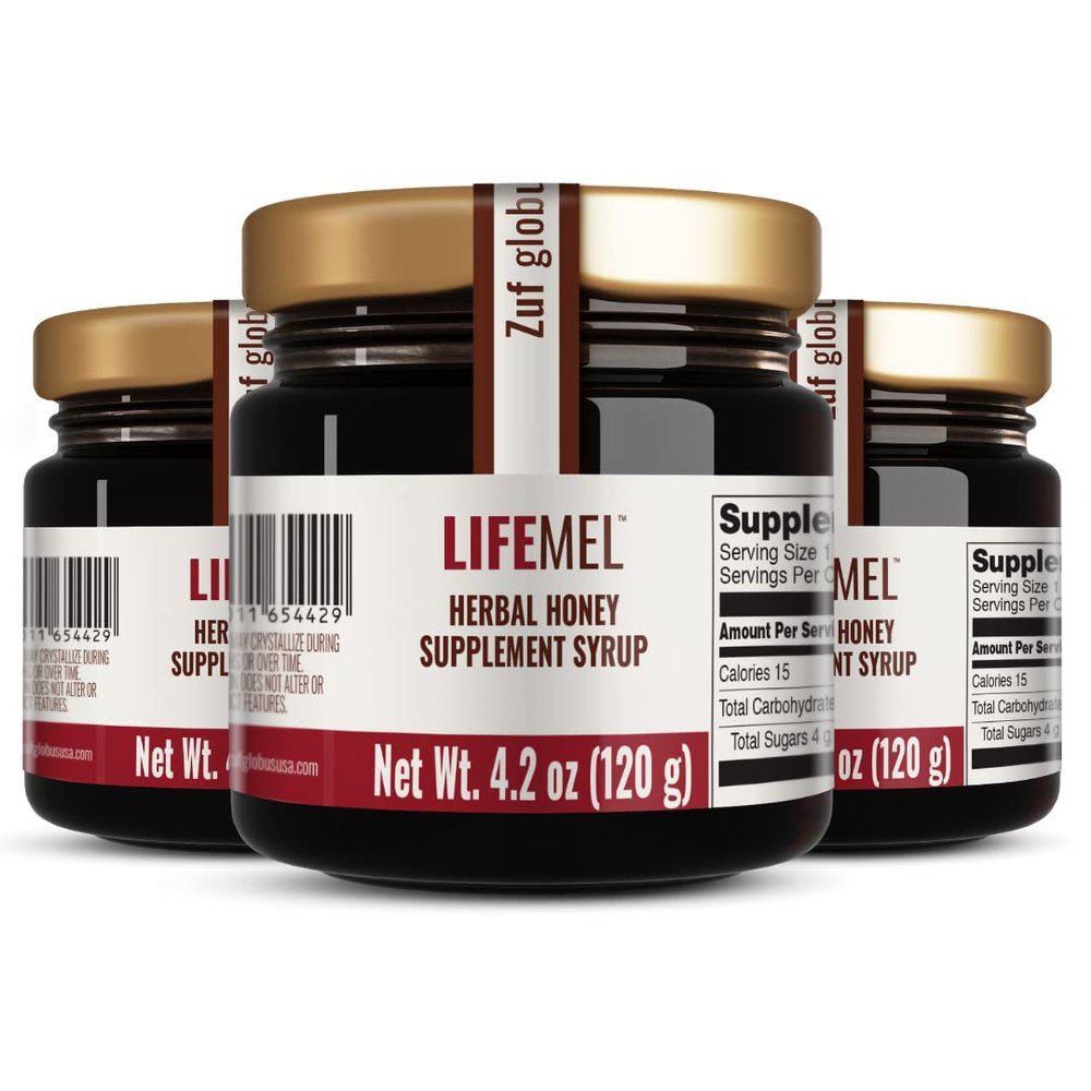 LIFEMEL - Natural Immune Support Herbal Honey - Botanical Herbal Formula - 3-Pack - Supports Overall Wellness & Daily Immunity - Clinically Studied - Non-Infused Functional Honey