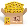 HIPPEAS Chickpea Puffs, Cheezy Vibes, Gluten Free Snacks, Dairy Free, Vegan, 0.8oz, Pack of 18, 3g Protein, 2g Fiber, Crunchy, Nutritious, Baked Plant Protein Snack, Non-GMO, Kosher view 1