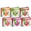 Happy Village Organic Fig & Nut Bars, VARIETY (24 Pack, 1.4 OZ each), Gluten Free, No Refined Sugar, Kosher, Non-GMO, Vegan, Good Source of Fiber, Organic Healthy Snack Bars - 4 bars of Each Flavor view 1