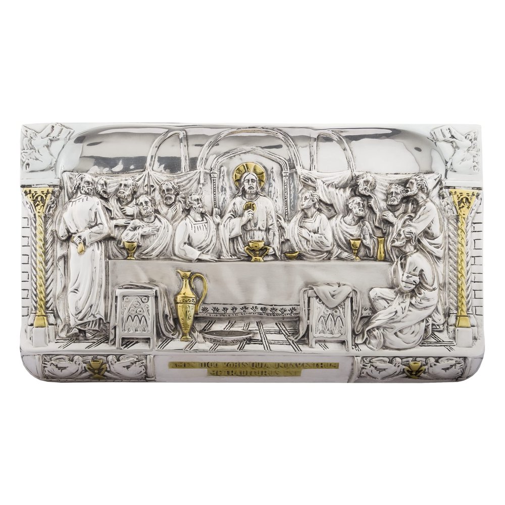 D'Argenta Silver Last Supper Relief