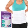 BraceAbility Medical Abdominal Stomach Binder - Belly Band Compression for Diastasis Recti, Postpartum, Post-Surgical Wrap for Tummy Tuck Recovery, Post op Ab Binder for Women and Men (M/L 12") view 1