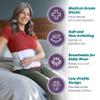 BraceAbility Medical Abdominal Stomach Binder - Belly Band Compression for Diastasis Recti, Postpartum, Post-Surgical Wrap for Tummy Tuck Recovery, Post op Ab Binder for Women and Men (M/L 12") view 3