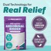 BraceAbility Medical Abdominal Stomach Binder - Belly Band Compression for Diastasis Recti, Postpartum, Post-Surgical Wrap for Tummy Tuck Recovery, Post op Ab Binder for Women and Men (M/L 12") view 4