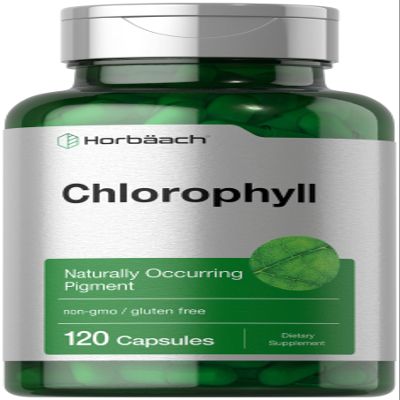 Horbach Chlorophyll Capsules | 120 Count | Non-GMO and Gluten Free Supplement | Naturally-Occurring Pigment