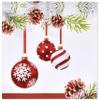 Gift Boutique 100 Christmas Ornament Cocktail Beverage Napkins 3 Ply Disposable Paper Decorative Elegant Xmas Hanging Ornaments Dessert Dinner Napkin for Winter Wedding Party Supplies Table Dcor view 1