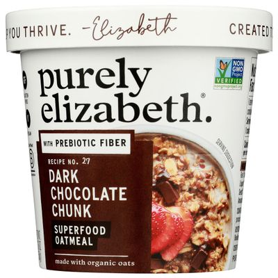 Purely Elizabeth, Oatmeal Cup Superfood Dark Chocolate Chunk, 1.76 Ounce