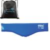 Chattanooga ColPac, Reusable Gel Ice Pack, Cold Therapy for Neck, Shoulder, Upper Back for Headaches, Inflammation, 23" Neck Contour, Blue Vinyl, with a Lumintrail Drawstring Bag view 1