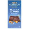 GHIRARDELLI Sea Salt Caramel Dark Chocolate Squares Bar, 4.8 Oz Bar view 1